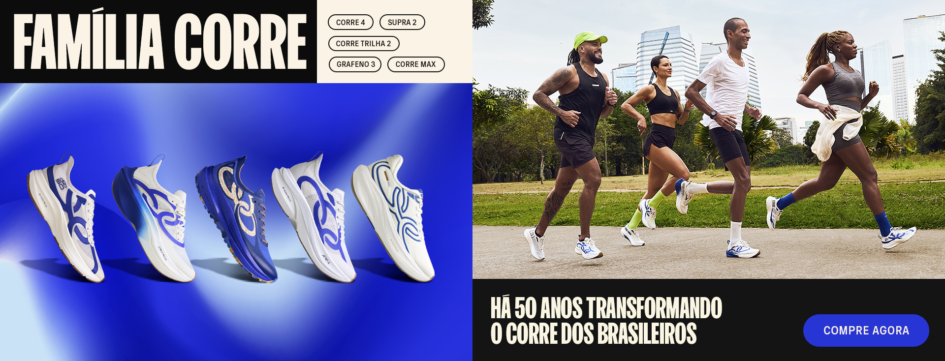 Família Corre - 50 Anos Transformando o Corre dos Brasileiros
